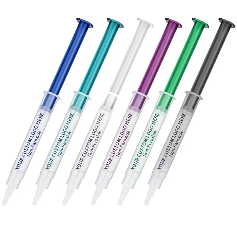 OEM Home Use Non-Peroxide Teeth Whitening Gel Syringe