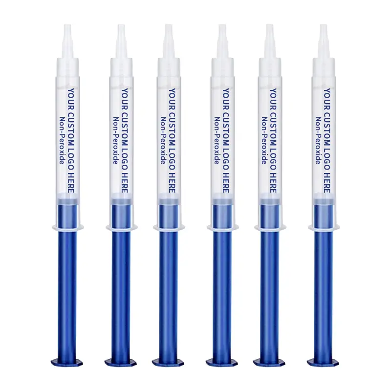 OEM Home Use Non-Peroxide Teeth Whitening Gel Syringe