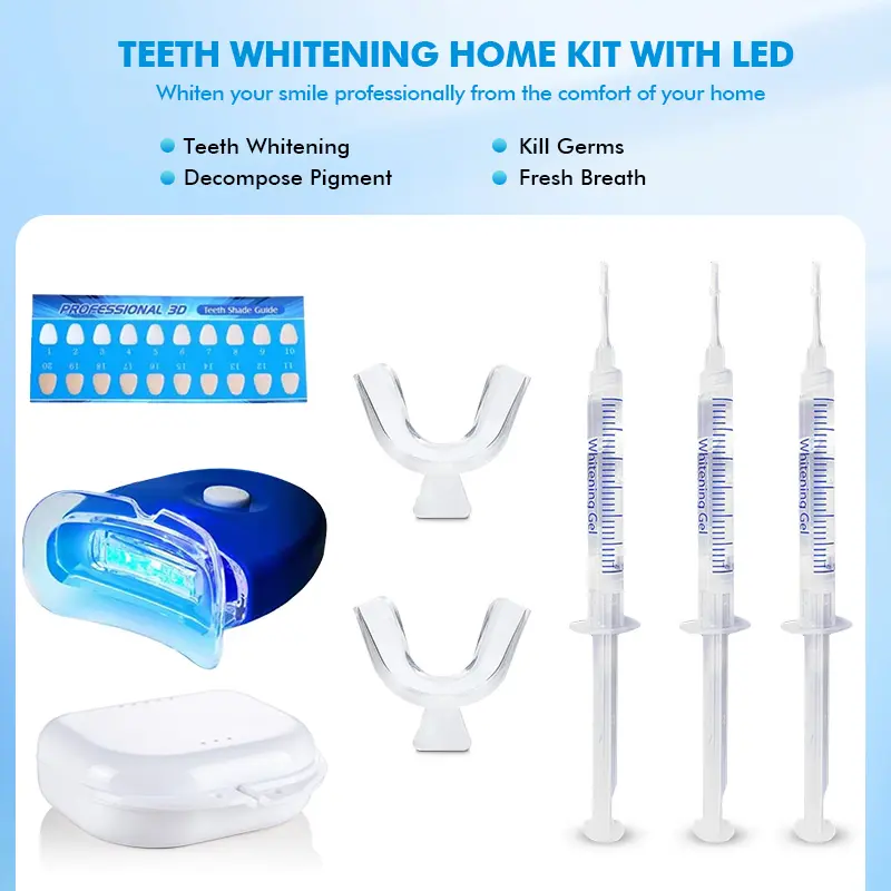 OEM Teeth Whitening Home Kit With LED light