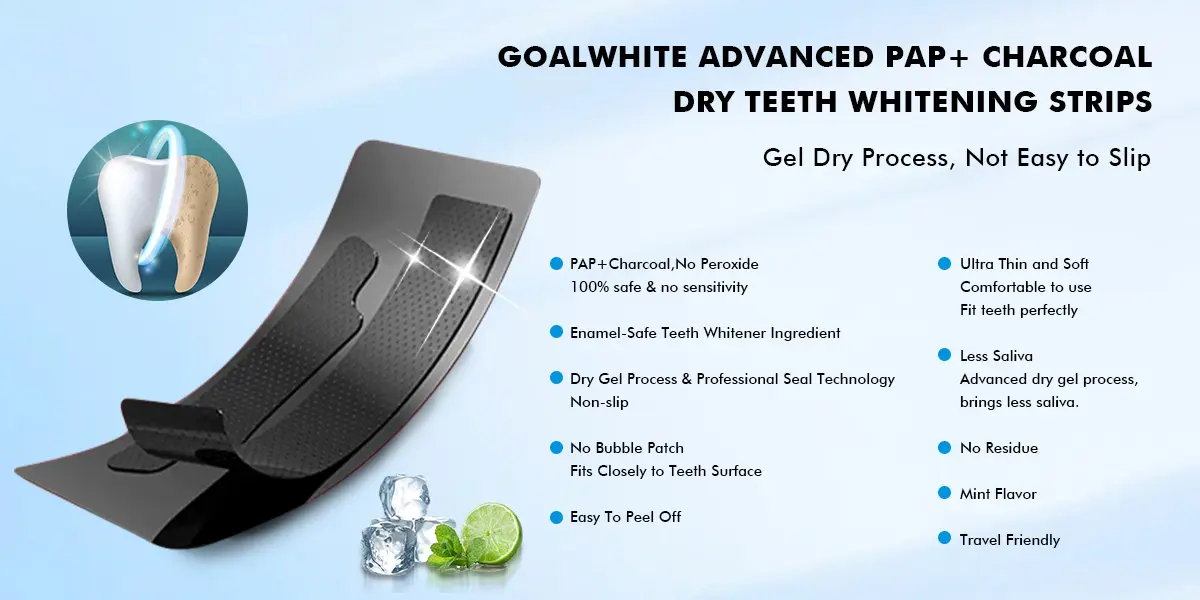 PAP+ charcoal dry teeth whitening strips 0017t1
