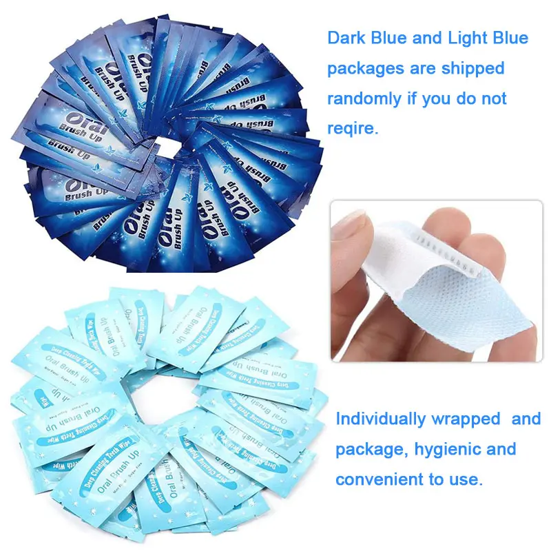 Teeth wipe finger brush teeth whitening 005yjj