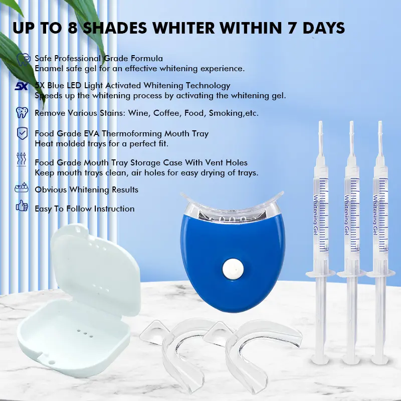 OEM Teeth Whitening Home Kit With LED light